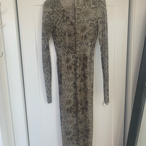 Other Stories MIDI Dress Snake Print - Picture 4 of 5